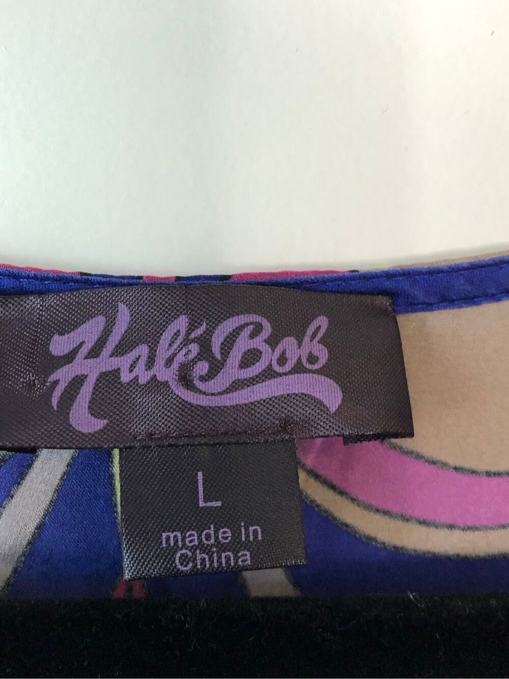 Hale Bob Boho Tunic Dress L Floral Paisley Embellished V Neck Mini Psychedelic - Picture 4 of 10